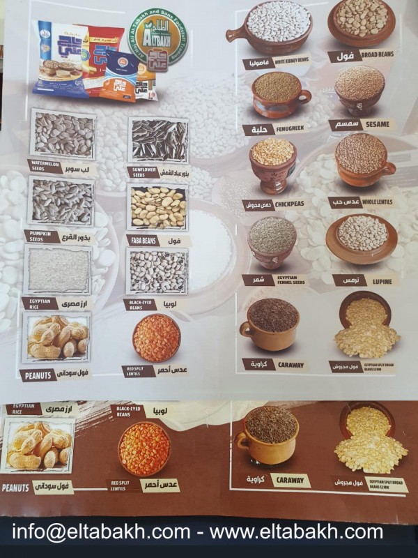 Legumes and Pulses from Egypt