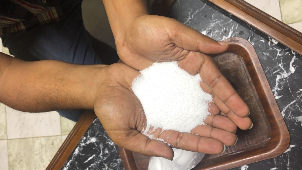 Industrial salt from Egitto