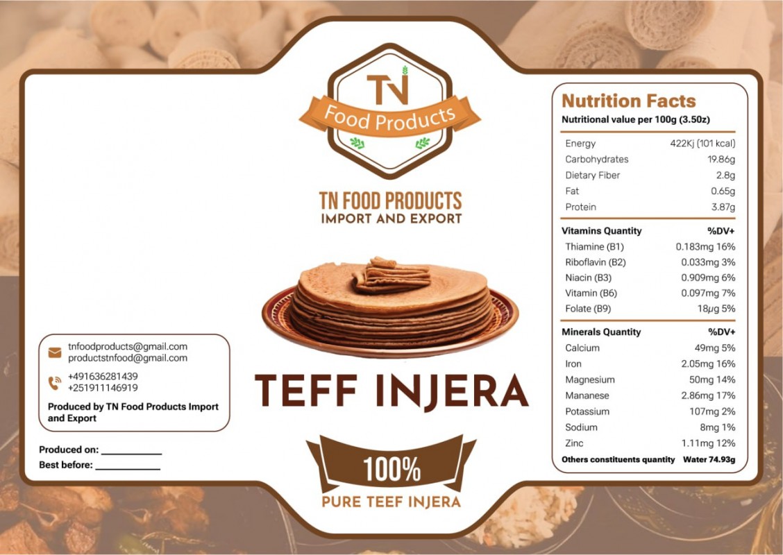 Fresh Injera from Ethiopia