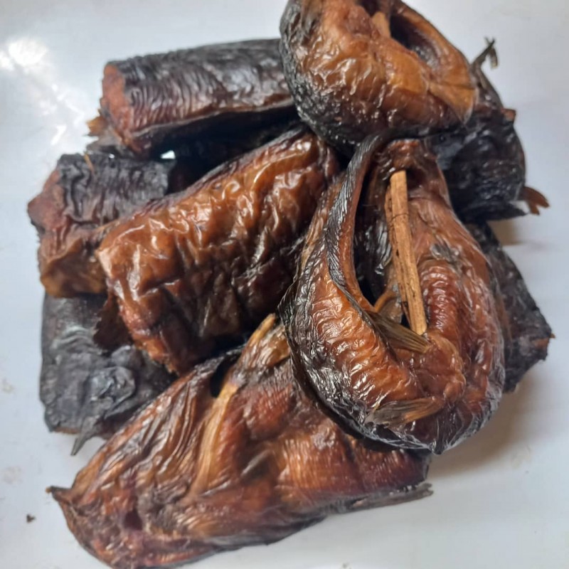 Smoked and fresh catfish from Ghana