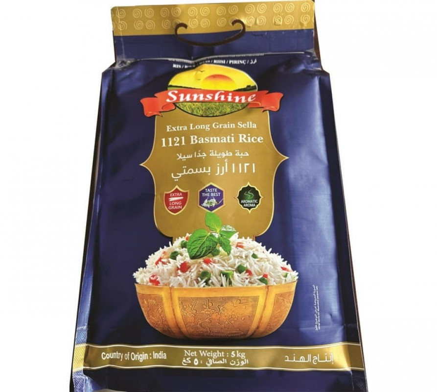 Basmati Rice Sella 1121 Sunshine from India
