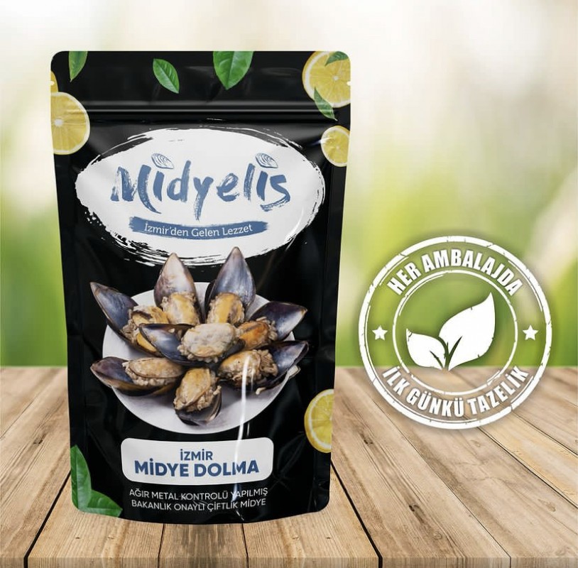 Midyeliss (stuffed mussels) from Turkey