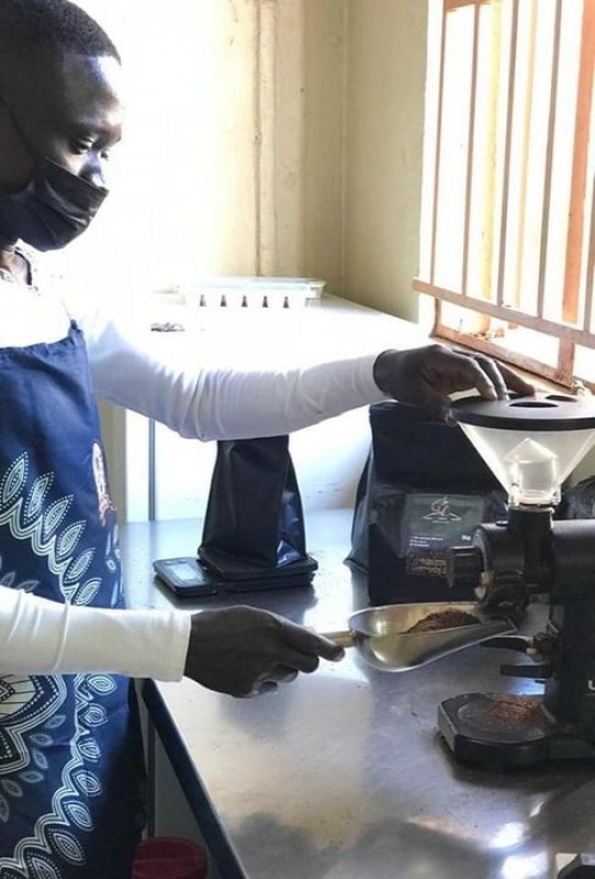 Grade worth coffee from Uganda