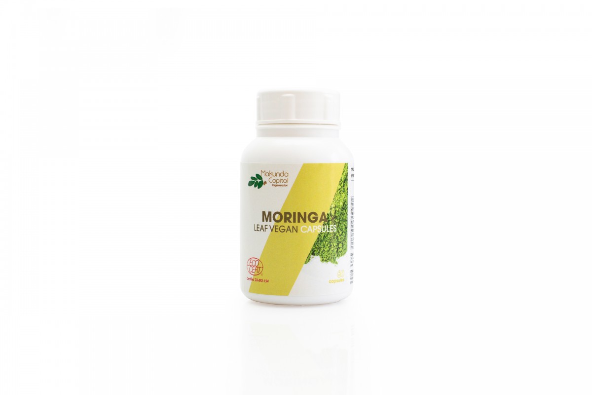 Cápsulas Veganas de Moringa Orgânica Certificada from África do Sul