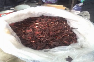 Dried hisbiscus flower from Nigeria