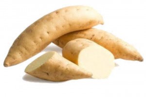 Fresh sweet potatoes from Nigeria