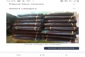 Vanilleschoten from Papua-Neuguinea