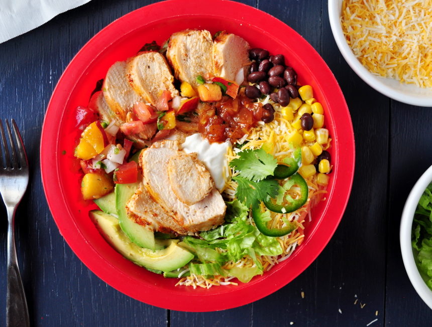 Grilled Chicken Burrito Bowl, Credit: Wikimedia Commons Grilled Chicken Burrito Bowl