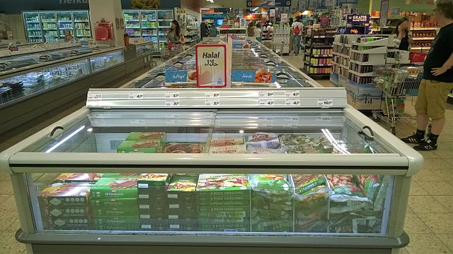 Halal products at a supermarket store Thailand: “raise the level of southern halal”