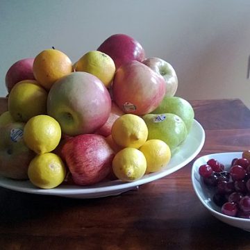 Purchased assorted fruits