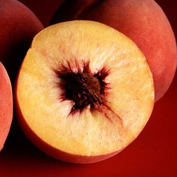 red peaches