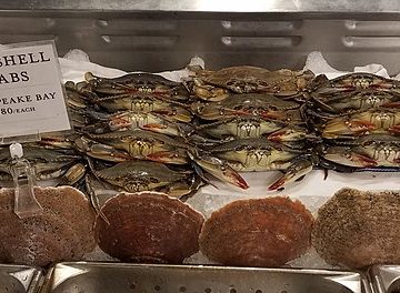 Softshell crabs from Chesapeake Bay