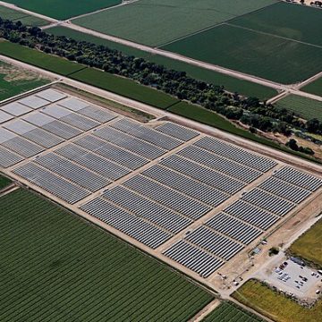 Solar farm in California