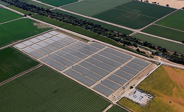 Solar farm in California