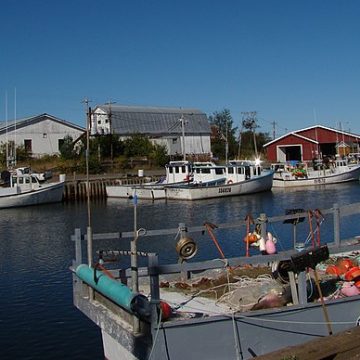 Fishing boats on Prince Edward Island