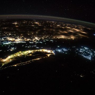 Fisheries of China dominate the world as seen from space